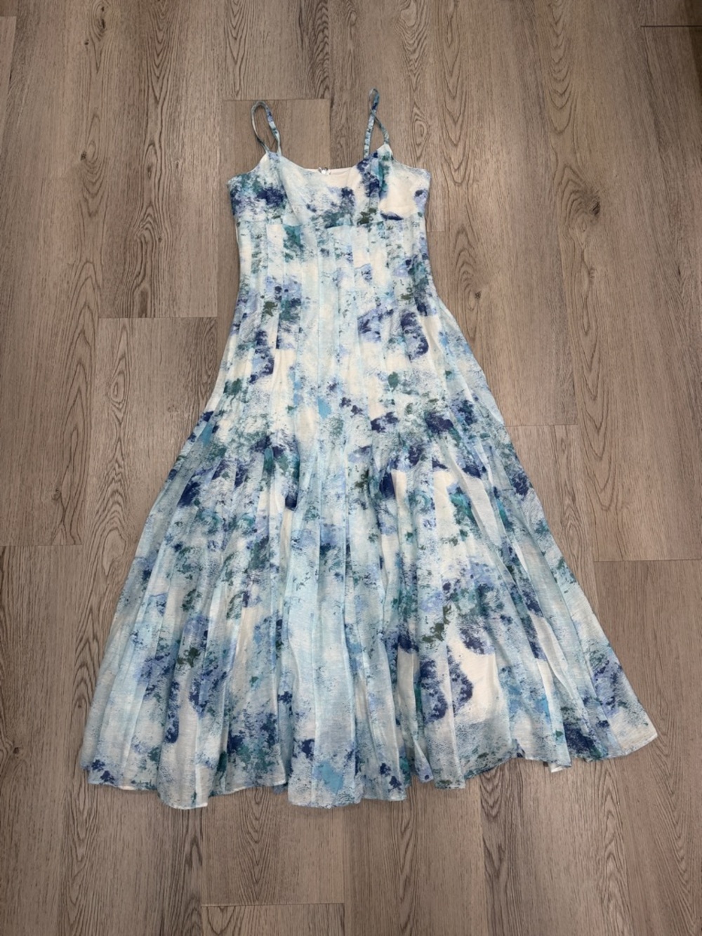Chelsea28 dress Blue & White Watercolor dress